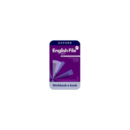 English File Fourth Edition Beginner Workbook e-book 