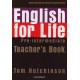 English for Life Pre-Intermediate Teacher's Book + MultiROM
