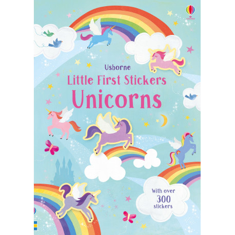 Usborne: Little First Stickers Unicorns