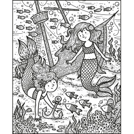 Usborne: Mermaids Magic Painting Book
