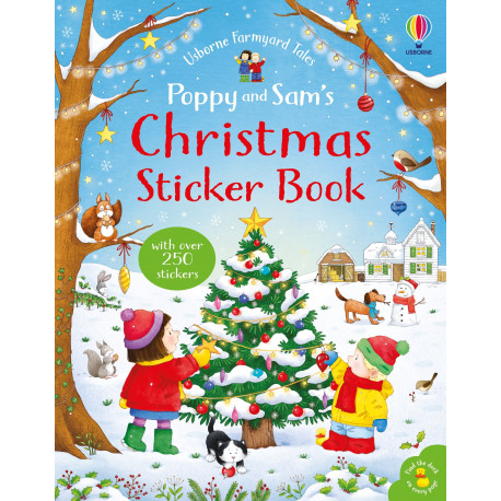 Usborne Farmyard Tales : Poppy and Sam's Christmas Sticker Book