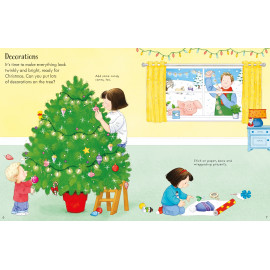 Usborne Farmyard Tales : Poppy and Sam's Christmas Sticker Book