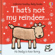 That's not my reindeer… (Usborne Touch-and-Feel Book)