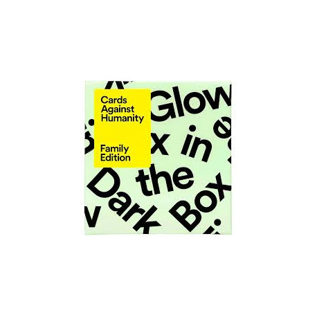 Cards Against Humanity Family Edition: Glow in The Dark Box