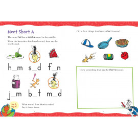 Dr. Seuss Phonics Level 1 Workbook: A Phonics Workbook to Help Kids Ages 4-6 Learn to Read
