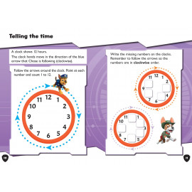 PAW Patrol Telling The Time Activity Book: Get ready for school with Paw Patrol