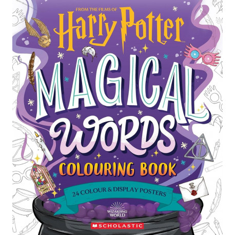 Magical Words Colouring Book (Harry Potter)