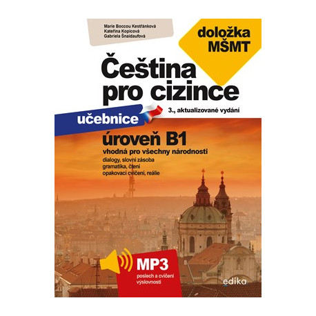 Čeština pro cizince učebnice a cvičebnice B1 + MP3 Audio CD