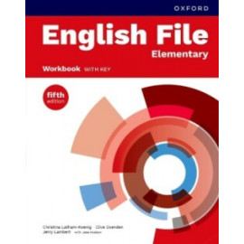 English File Fifth Edition Elementary Workbook with key 