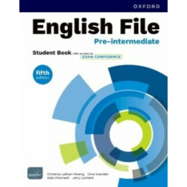 English File Fifth Edition Pre-Intermediate Student Book with access to Exam Confidence