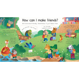 Usborne Lift-the-flap First Questions and Answers How can I make friends?