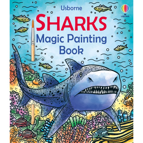 Usborne Sharks Magic Painting Book 