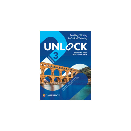 Unlock 3 Third Edition Reading, Writing and Critical Thinking Student's Book with Digital Pack
