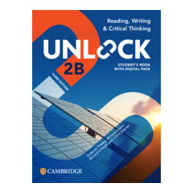 Unlock 2B Third Edition Reading, Writing and Critical Thinking Student's Book with Digital Pack