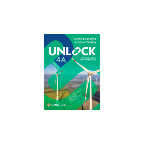 Unlock 4A  Third Edition Listening, Speaking and Critical Thinking Student's Book with Digital Pack