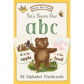 Brown Bear Wood Alphabet Flashcards 
