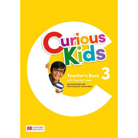  Curious Kids Level 3 Teacher's Book with Teacher's App 