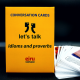 Conversation Cards - Let´s Talk - Idioms and Proverbs