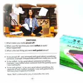 Conversation Cards - Let´s Talk - Slang