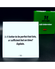 Conversation Cards - Let´s Talk mini - Job Interview