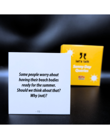 Conversation Cards - Let´s Talk mini - Sunny Day Qeries