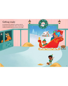 Usborne Sparkly Santa Sticker Book