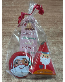 Dárek - vánoční čaj, záložka a čokoládka