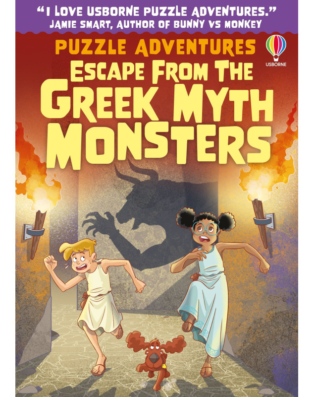 Usborne Puzzle Adventures:  Escape from the Greek Myth Monsters