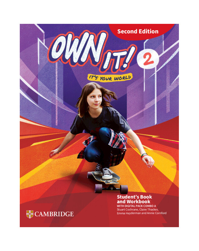 Own it! 2 Second Edition Student's Book and Workbook with Digital Pack Combo A