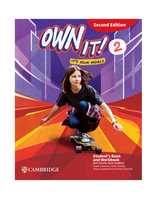 Own it! 2 Second Edition Student's Book and Workbook with Digital Pack Combo B