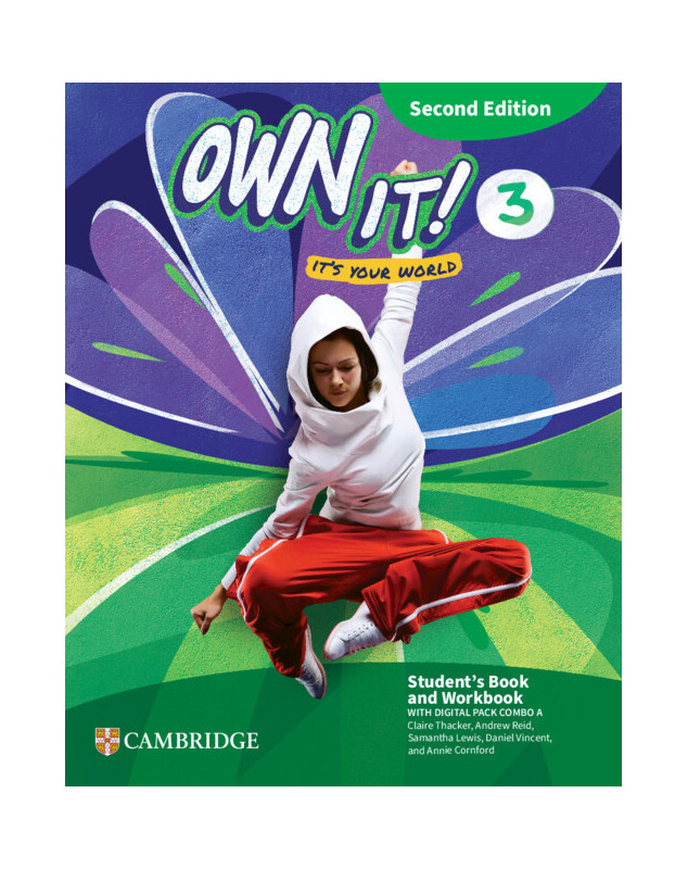Own it! 3 Second Edition Student's Book and Workbook with Digital Pack Combo A
