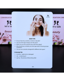 Conversation Cards - Let´s Talk - Beauty