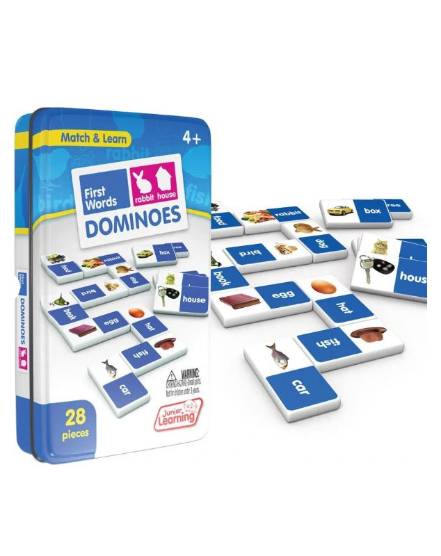 First Words Dominoes první slova s obrázky v angličtině