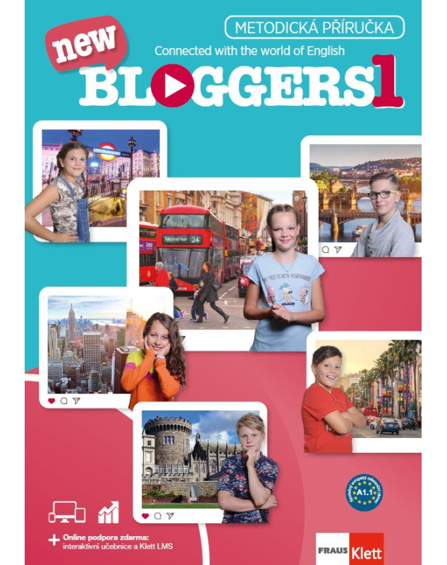 Bloggers new 1 (A1.1) – metodická příručka [tištěná] + MP3/Videa ke stažení + učitelská licence (14 měsíců)