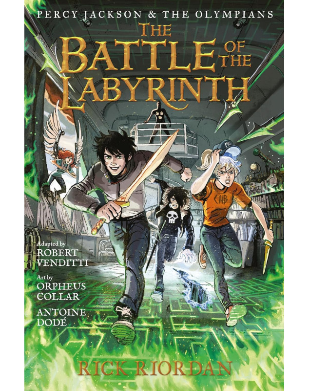 Percy Jackson and the Olympians: Battle of the Labyrinth: The Graphic Novel Book 4