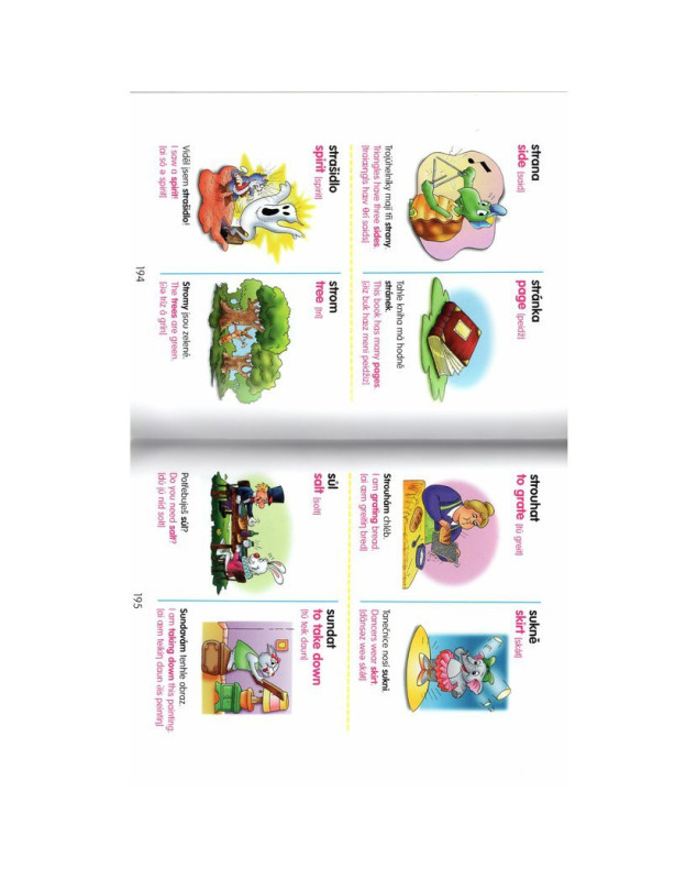 Dětský česko-anglický obrázkový slovník s přepisem výslovnost