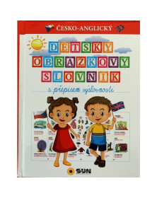 Dětský česko-anglický obrázkový slovník s přepisem výslovnost