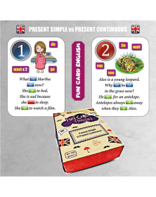 Fun card English Present si