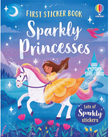 Usborne  First Sticker Book Sparkly Princesses