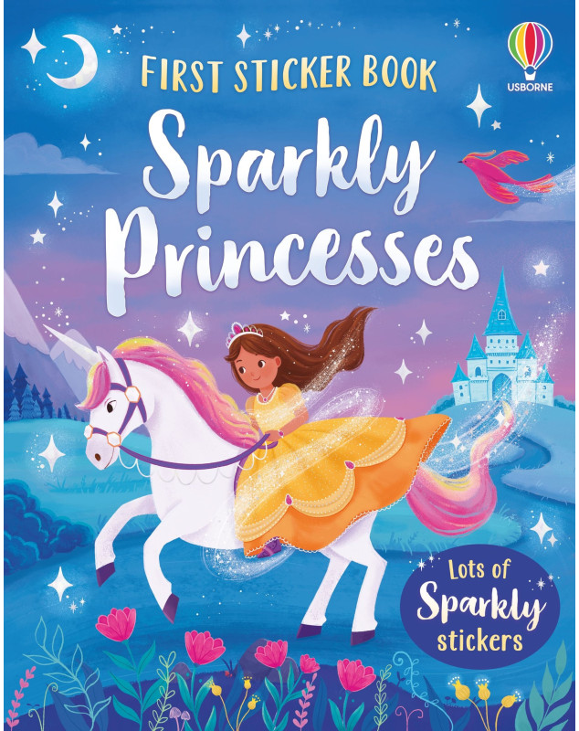 Usborne  First Sticker Book Sparkly Princesses