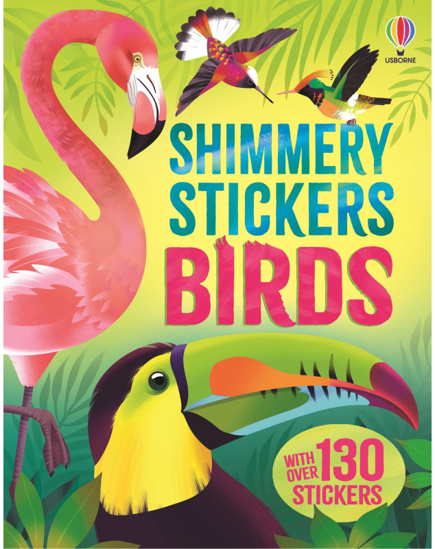 Usborne  Shimmery Stickers Birds