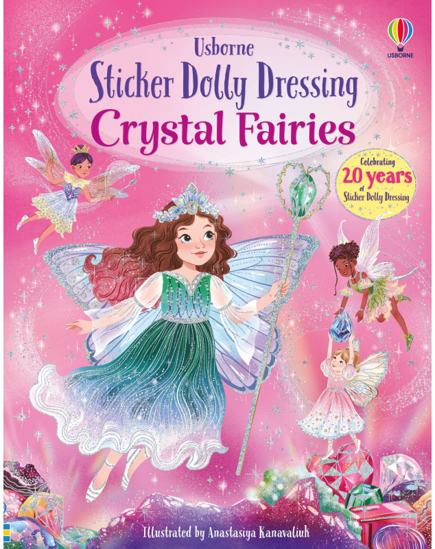 Usborne Sticker Dolly Dressing Crystal Fairies