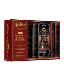 Harry Potter: Official Hogwarts Express Book Nook (With Lights!): DIY Building Kit with Fully Molded Train Engine Car