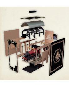 Harry Potter: Official Hogwarts Express Book Nook (With Lights!): DIY Building Kit with Fully Molded Train Engine Car