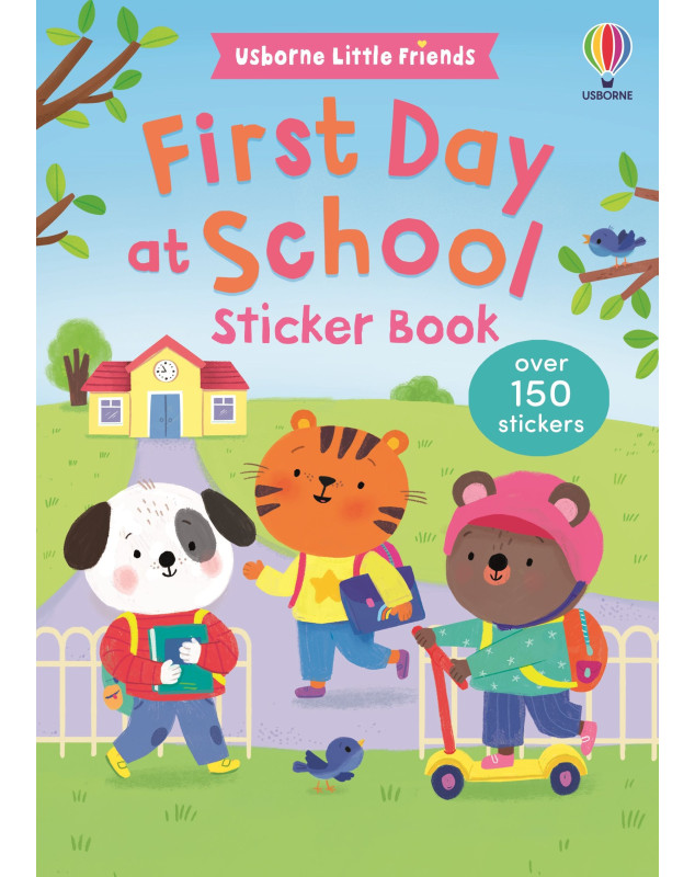 Usborne Little friends  First Day at School Sticker Book