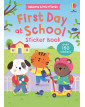 Usborne Little friends  First Day at School Sticker Book