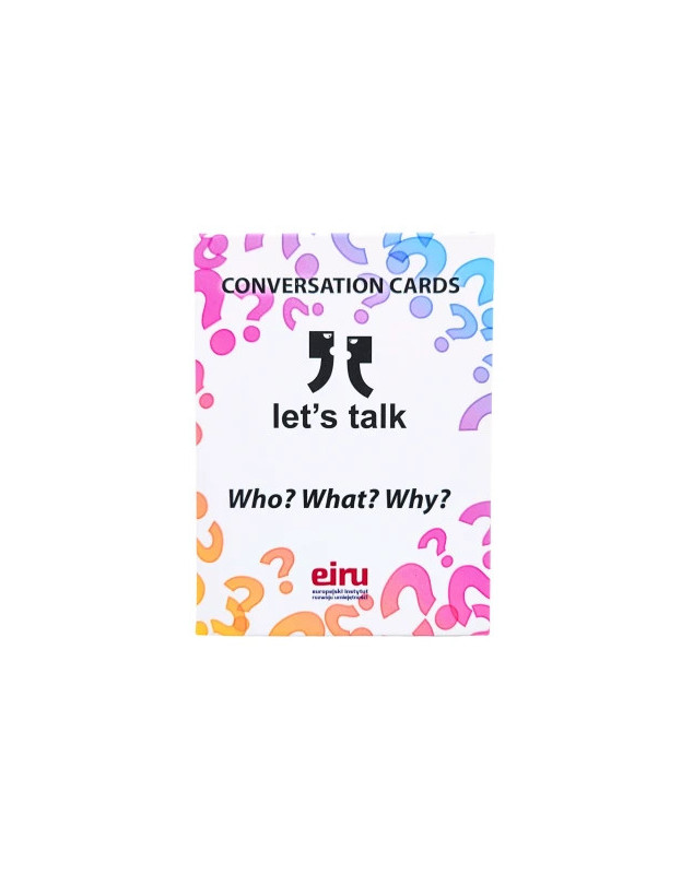 Conversation Cards - Let´s Talk - Who? What? Why?
