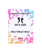 Conversation Cards - Let´s Talk - Who? What? Why?
