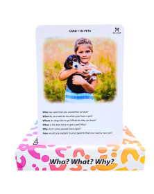 Conversation Cards - Let´s Talk - Who? What? Why?