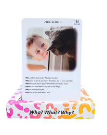 Conversation Cards - Let´s Talk - Who? What? Why?